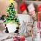 Christmas Decorations - 12” Lighted Up Gnomes Ceramic Christmas Tree with 46 Multicolored Lights - Small Mini Prelit Xmas Holiday Decor for Tabletop Home Room Table Fireplace Office